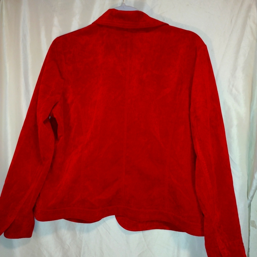 Women's velvety jacket